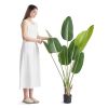 VEVOR Artificial Birds Of Paradise Tree, 5 FT Tall Faux Plant, PE Material & Anti-Tip Tilt Protection Low-Maintenance Plant