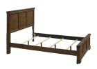 Maderne Traditional 3-Piece Wood Bedroom Set with Queen Size Panel Bed and Two Nightstands