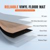 VEVOR Self Adhesive Vinyl Floor Tiles 36 x 6 inch, 36 Tiles 2.5mm Thick Peel & Stick, Natural Wood Grain DIY Flooring for Kitchen, Dining Room