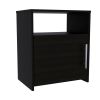 3 Piece Bedroom Set, Aralia Drawer Dresser, 2 Omaha Nightstands, Black / Light Oak