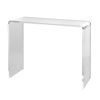 VEVOR Acrylic Console Table, Clear Acrylic End Table, Transparent Acrylic Side Table 38.2x15x29.3 inch, for Foyer, Living Room, Dining Room