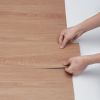 VEVOR Self Adhesive Vinyl Floor Tiles 36 x 6 inch, 36 Tiles 2.5mm Thick Peel & Stick, Natural Wood Grain DIY Flooring for Kitchen, Dining Room