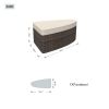 Direct Wicker 5-Piece Outdoor Wicker Sofa Daybed Set Patio Furniture Sunbed