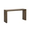 Modern Style Console Table made of Paulownia Solid Wood Veneer,Suitable for Foyer, Living Room, or Entryway