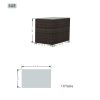 Direct Wicker 5-Piece Outdoor Wicker Sofa Daybed Set Patio Furniture Sunbed